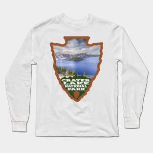 Crater Lake National Park arrowhead Long Sleeve T-Shirt